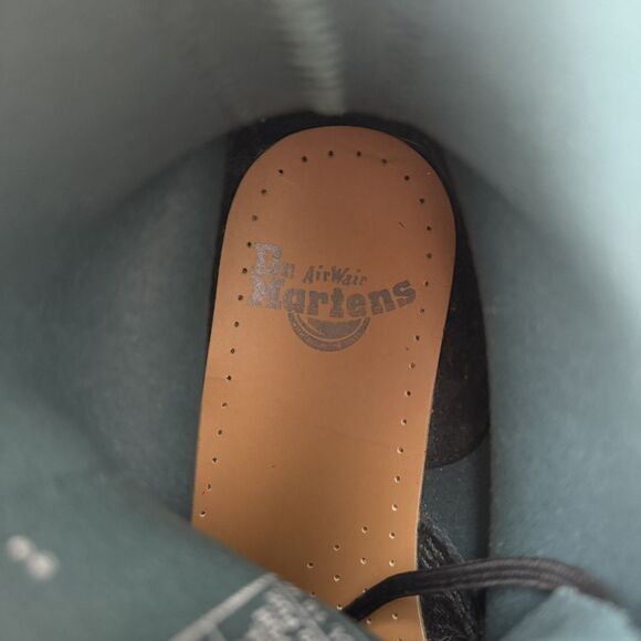 Dr. Martens 1460 Pascal Suede Leather Lace Up Boots Women 8 /Men 7 Forest Green - Picture 13 of 16